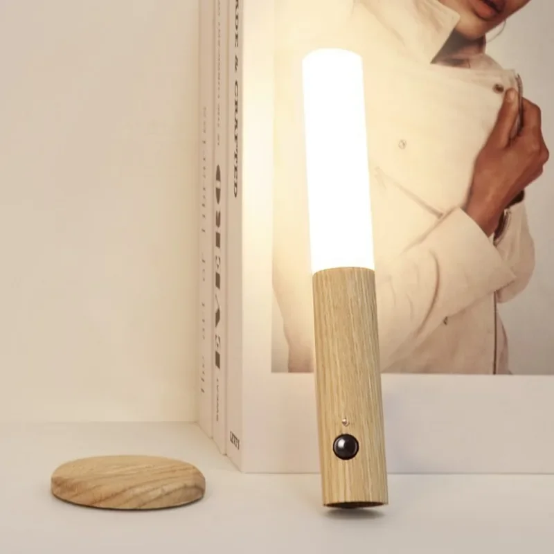 

Home Bathroom Wall Sensor Light Intelligent Human Body Sensor Night Light LED Rechargeable Corridor Cabinet Wall Lamp