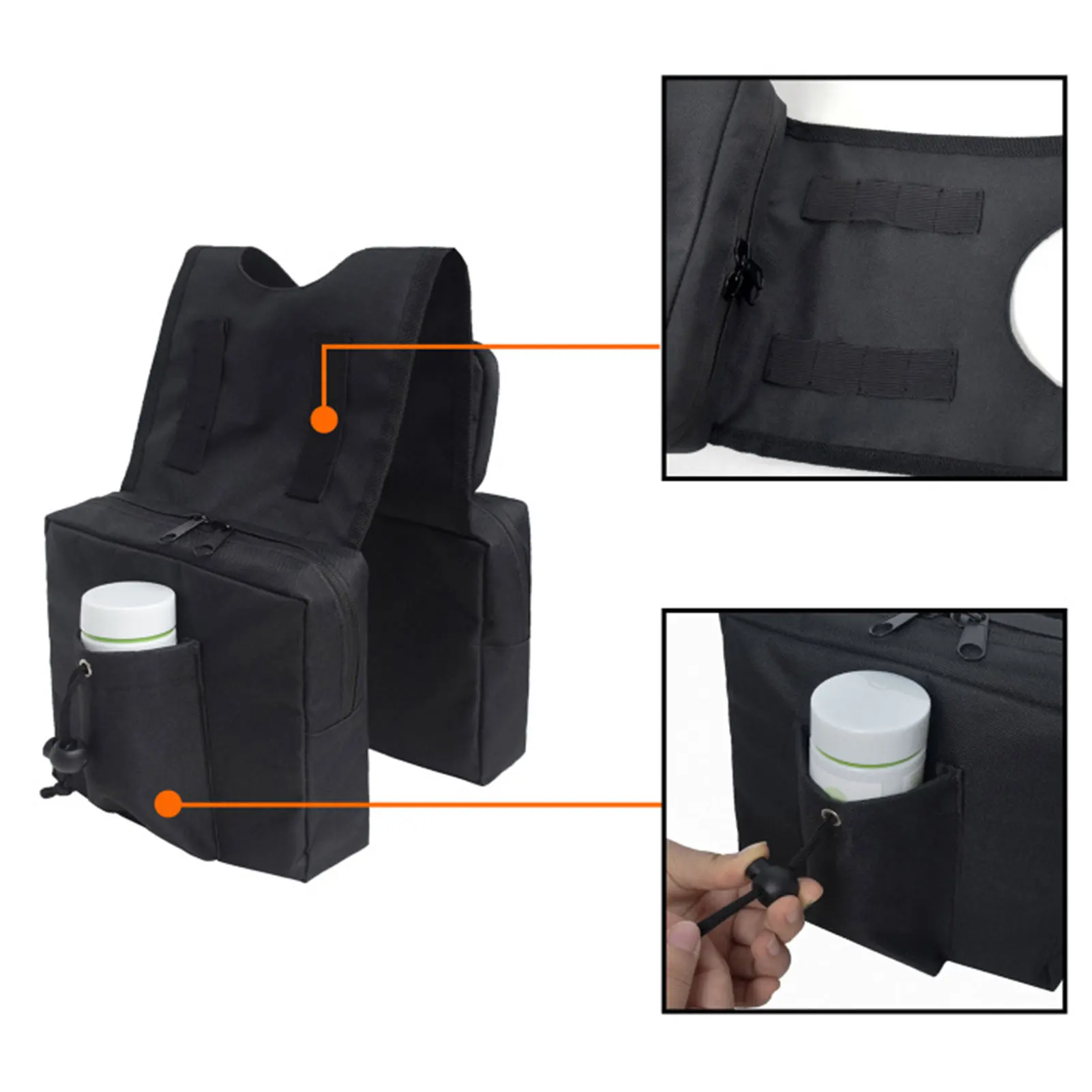 ATV Car Bag Motorcycle Fuel Tank Bag Phone Portable Luggage Carrier Car Fender Bicycle Tail Seat Pannier Pack