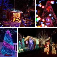 Smart USB Bluetooth App Control LED String Light Waterproof Outdoor Fairy Lights For Party Christmas Tree Lights Wedding Decor - Image 5