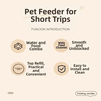 ⁦800ml Automatic Pet Feeder & Water Dispenser⁩ - الصورة ⁦3⁩