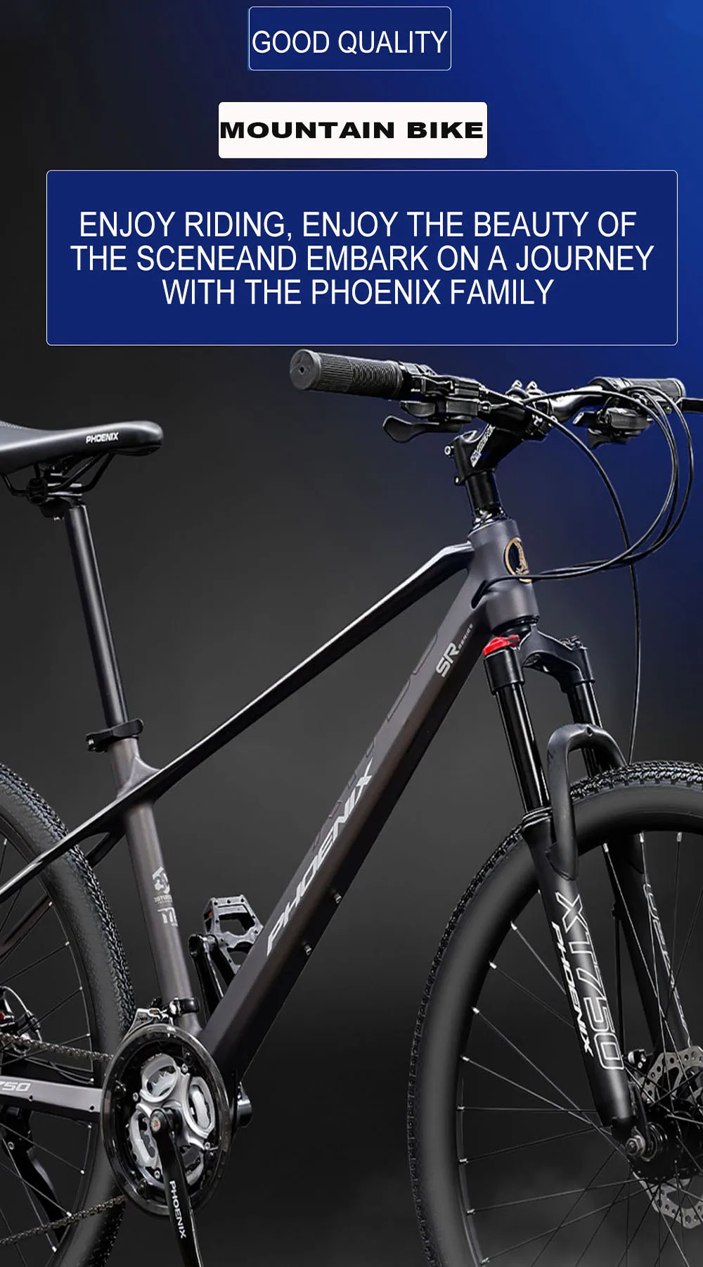 Mountain Bike 24/27 Speed Magnesium Alloy Oil Pressure Disc Brake