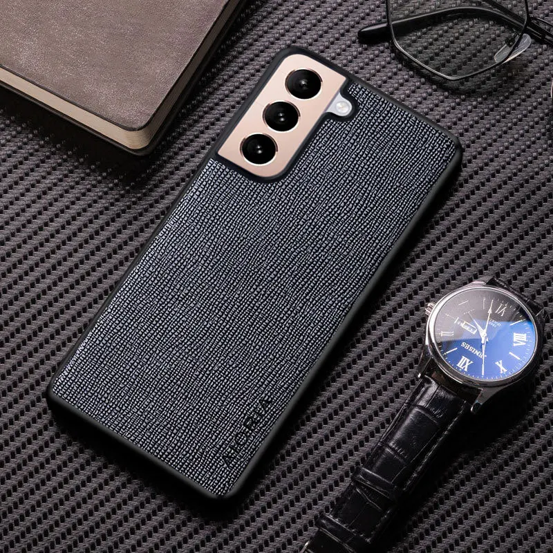 Modern Business Solid Color PU Leather Skin Cover