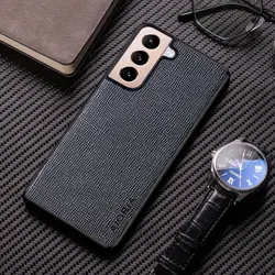 Modern Business Solid Color PU Leather Skin Cover for S21(5G) (Black)