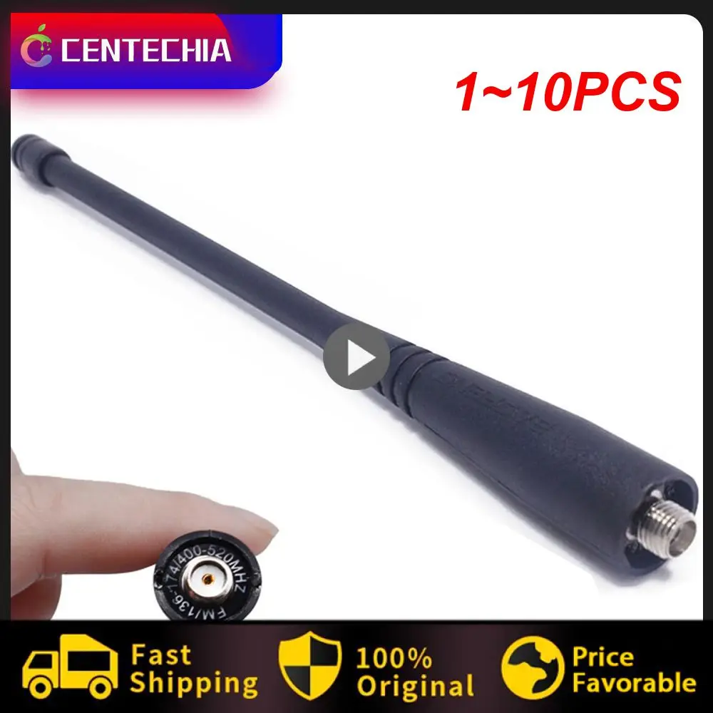 

1~10PCS Retevis RT1 Antenna UHF 400-520MHz SMA-M for Yaesu for TYT RETEVIS RT3 RT1 for Baofeng UV-3R for TONGFA J9106F