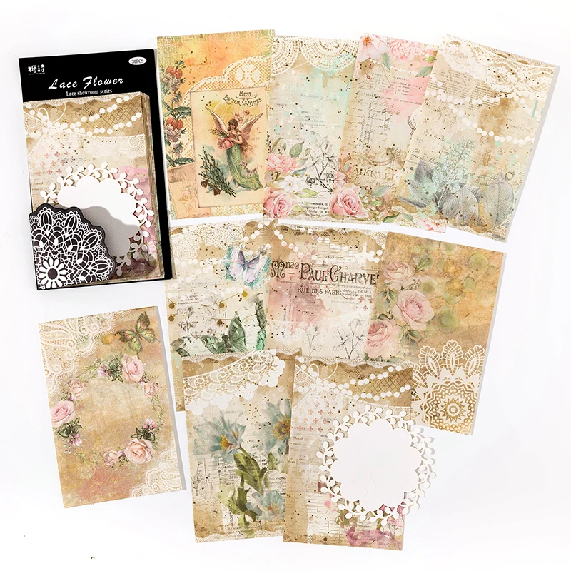 Wholesale Lightyear Series Lace Book Material Junk Journal For