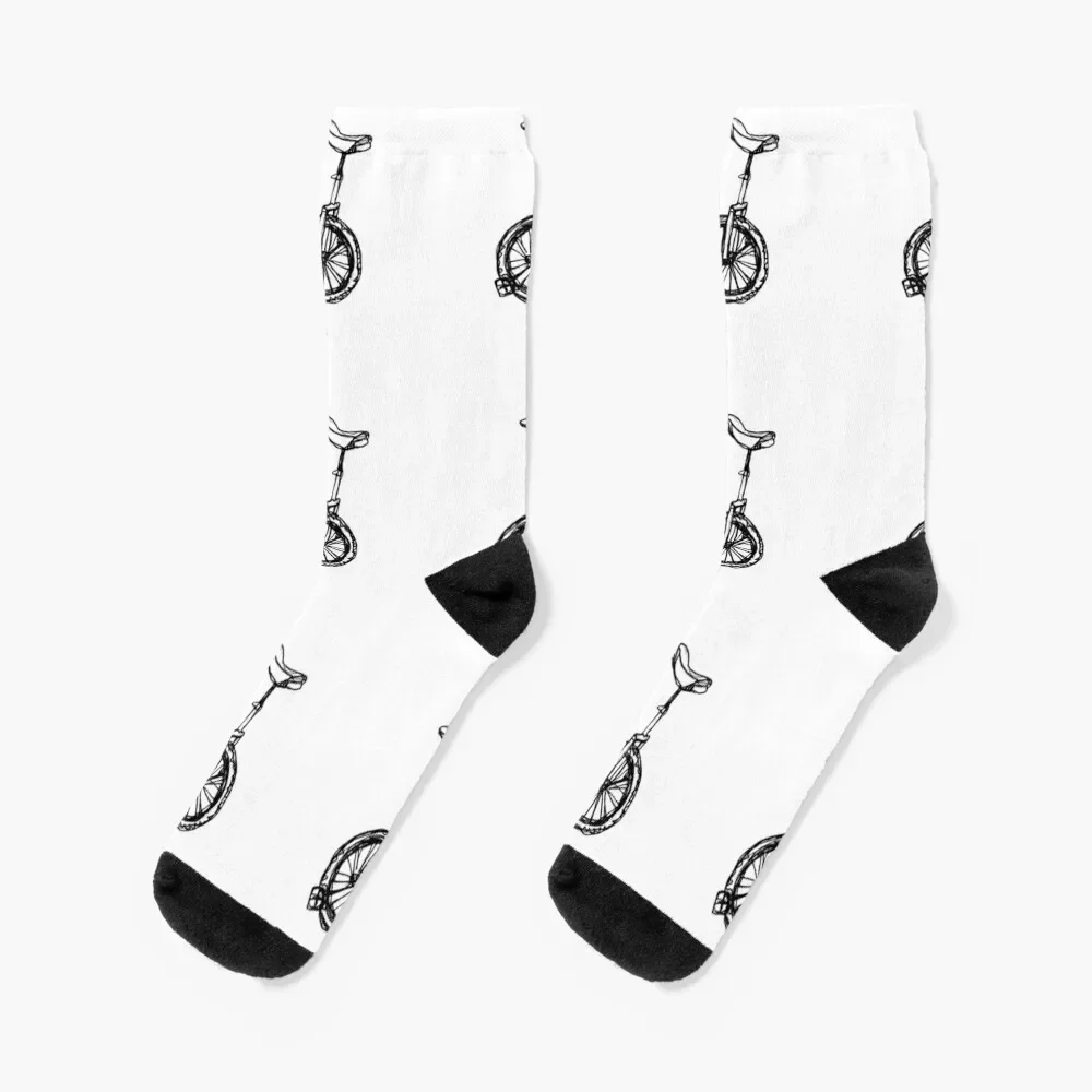 

Unicycle Socks christmass gift halloween short Rugby Socks For Man Women's