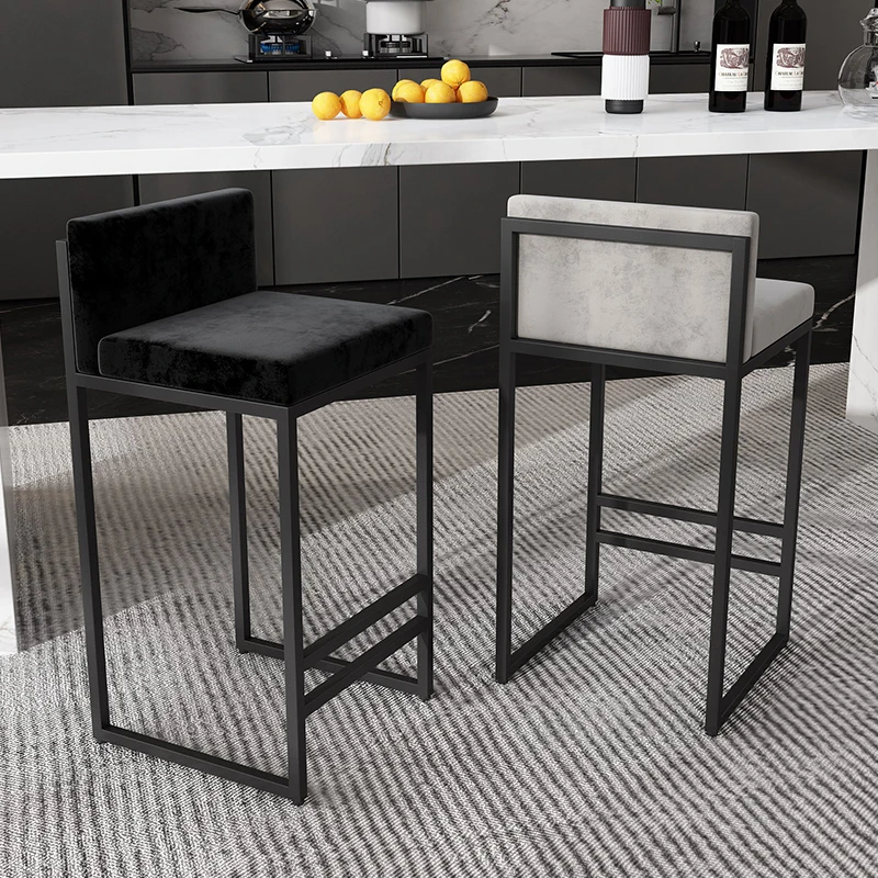 

Office High Bar Stools Reception Desks Nordic Outdoor Designer Metal Make Up Dining Chairs Living Room Cadeira Bar Decor