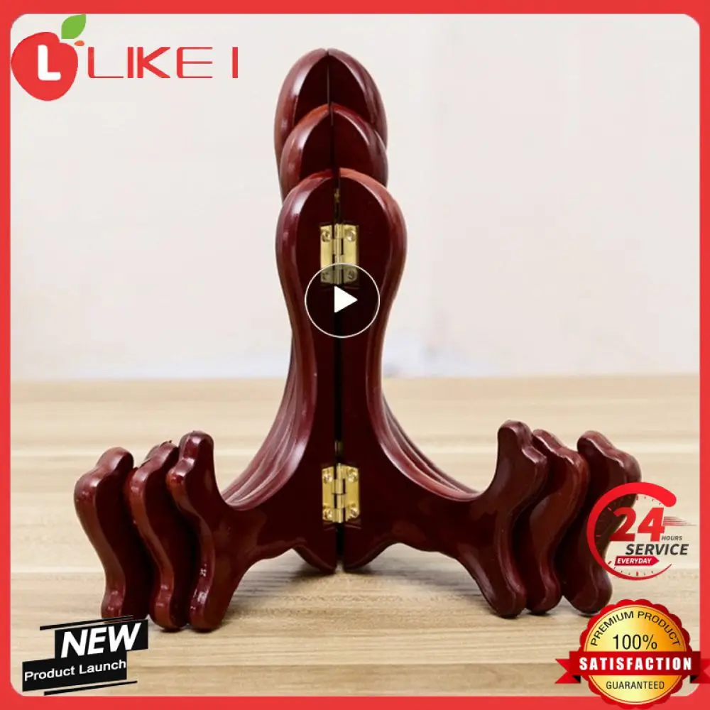 1~5PCS Wooden Storage Bracket Plate Holder Multifunction Universal High End Display Stand 5/6/7/8 Inch Photo Decorating Base