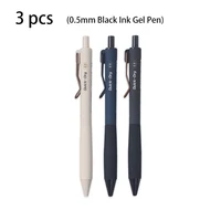 M&G 3pcs 0.5mm Quick Drying Black Ink Gel Pen Office Pen Signing Pen Office Supplies Stationery School Supplies Gift 1