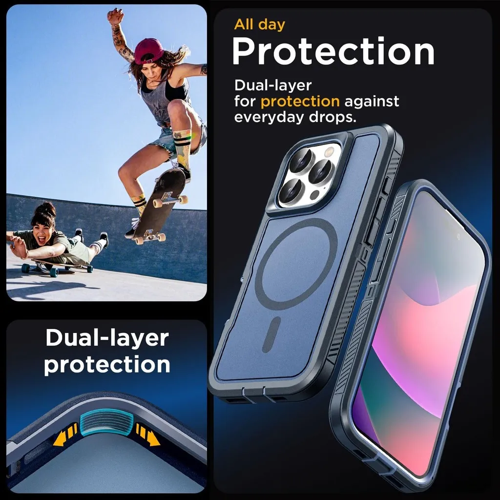 Enhanced Armor Box Defender XT - Military Grade Shockproof Magnetic Protection Heavy Duty Cover