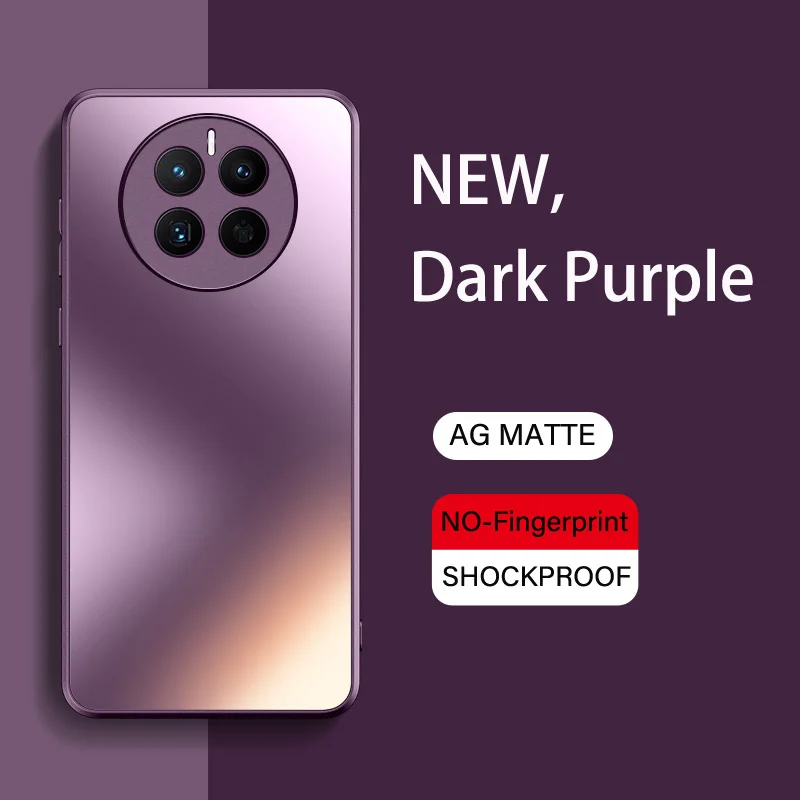 Custodia protettiva rigida in silicone Celular Glitter AG per Huawei Mate 60 50 Pro mate 40 30 pro Pure Matte Frosted_voghion.com