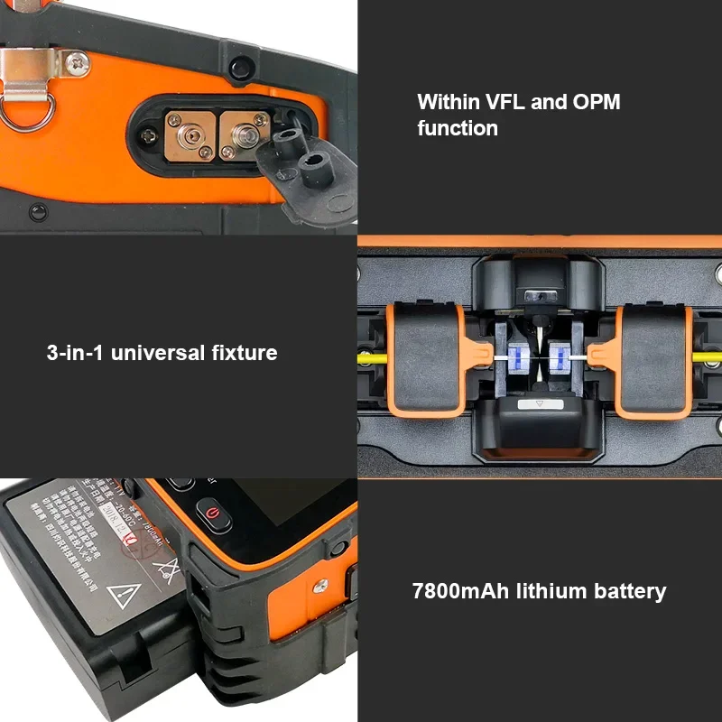 Free Shipping SignalFire AI-10/AI-10A/AI-9/AI-8C/AI-6A Optical Fiber Fusion Splicer New Splicing Machine 6 Motors Core Alignment