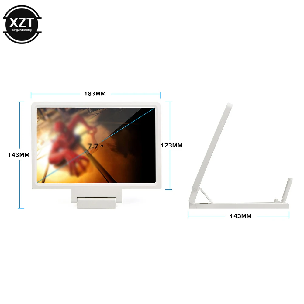 1pc Mobile Phone Screen Amplifier 3D Magnifying Glass Stand HD Video Amplifier Phone Stand Enlarged Screen Bracket