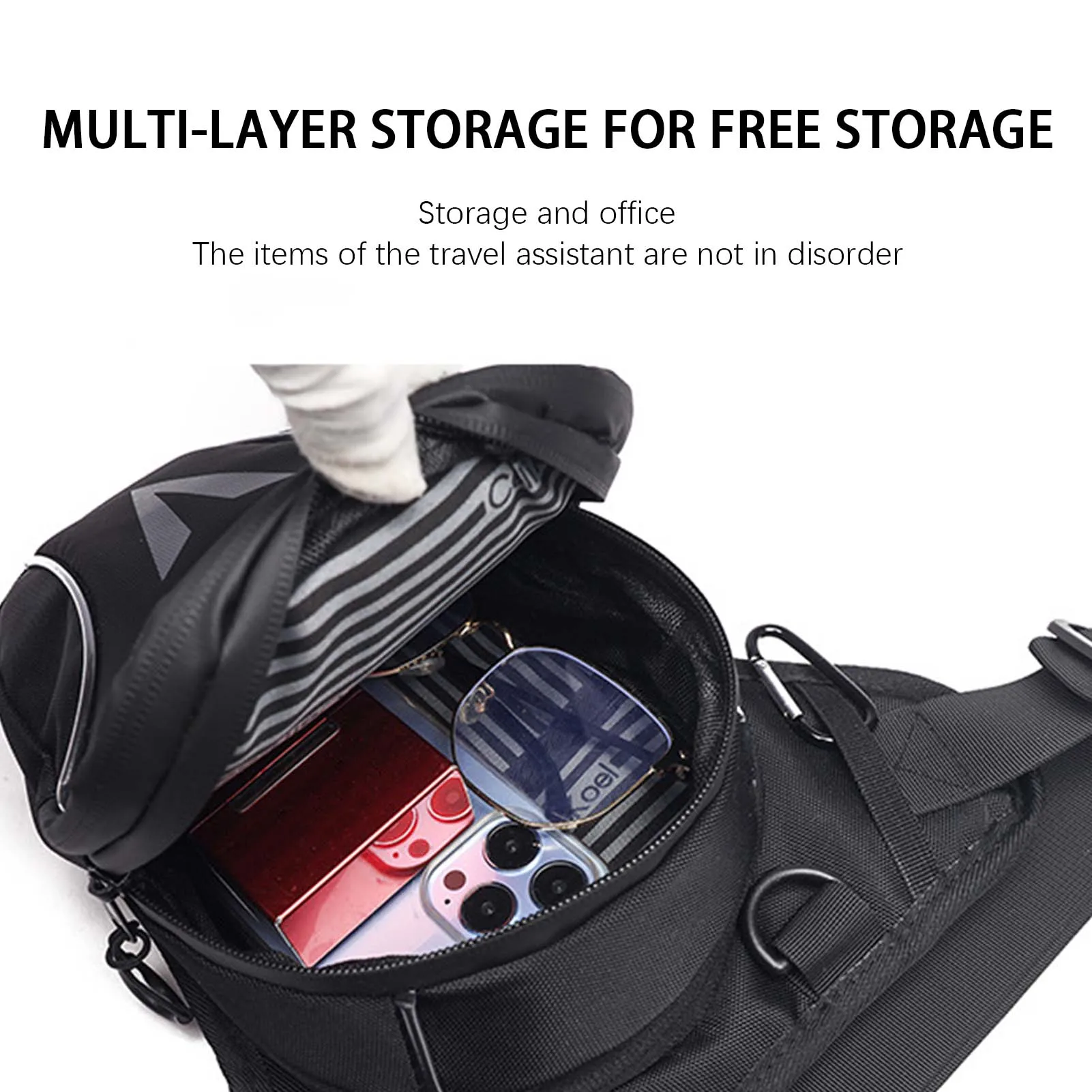 Рисунок 4 - Маленькая нагрудная сумка из ткани