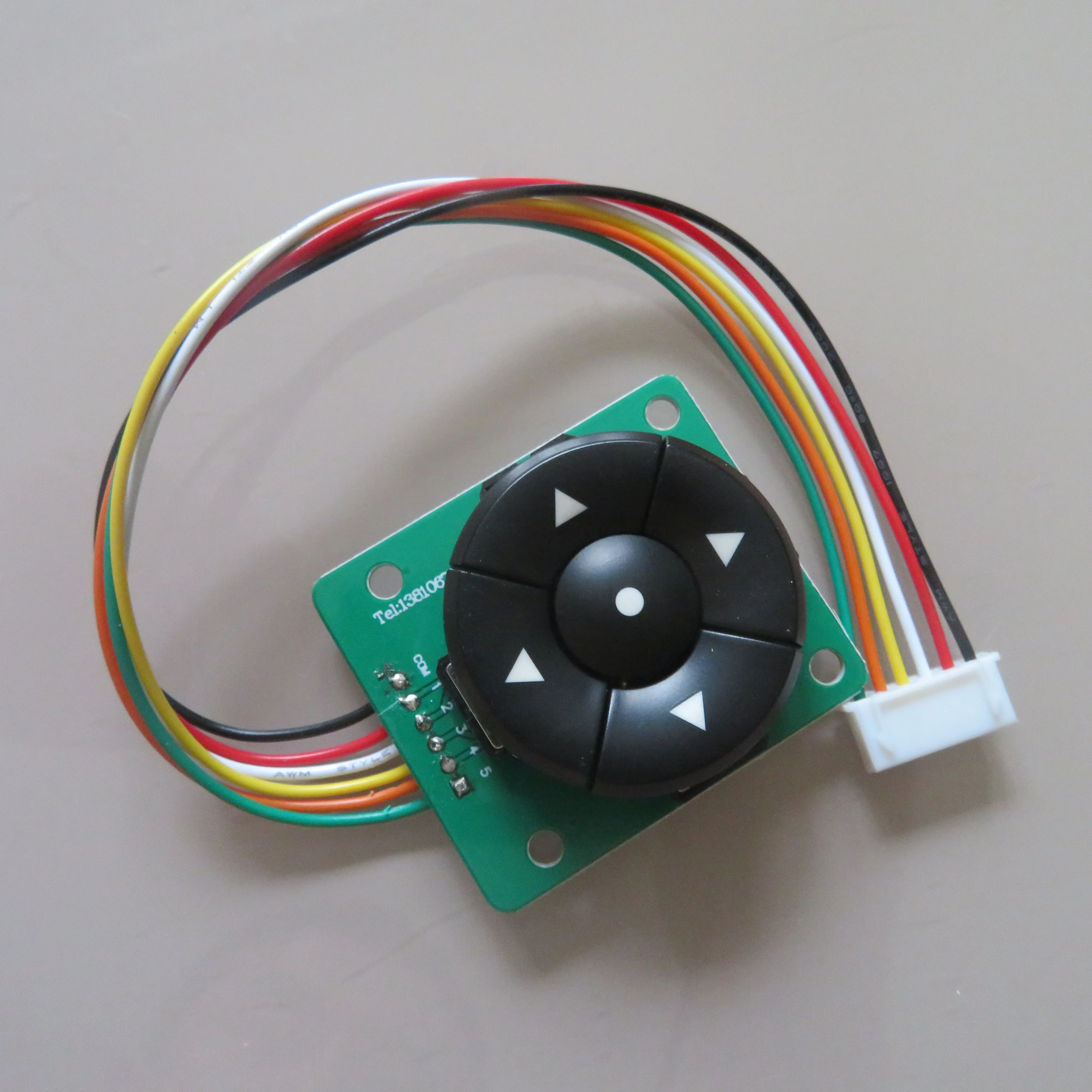 Tactile Switch 1 set 5 way direction ON BOARD with cable cover cap push button