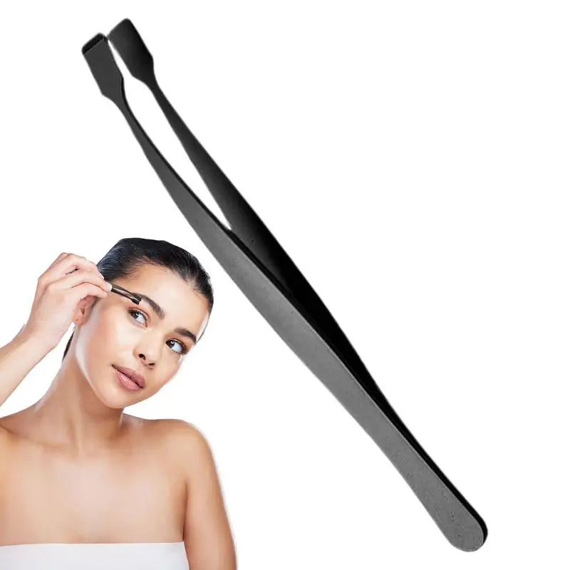 Makeup Tool Lash Applicator Non Slip Tweezers for Travel Salon Separating Precise Professional Eyelash Cluster