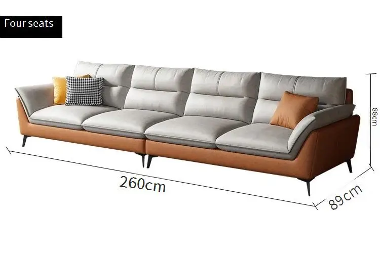 Sofas For Living Room Luxury Italian Minimalist Sofa Sets With Modern Individual Puff Meubles De Chambre Home Decoration