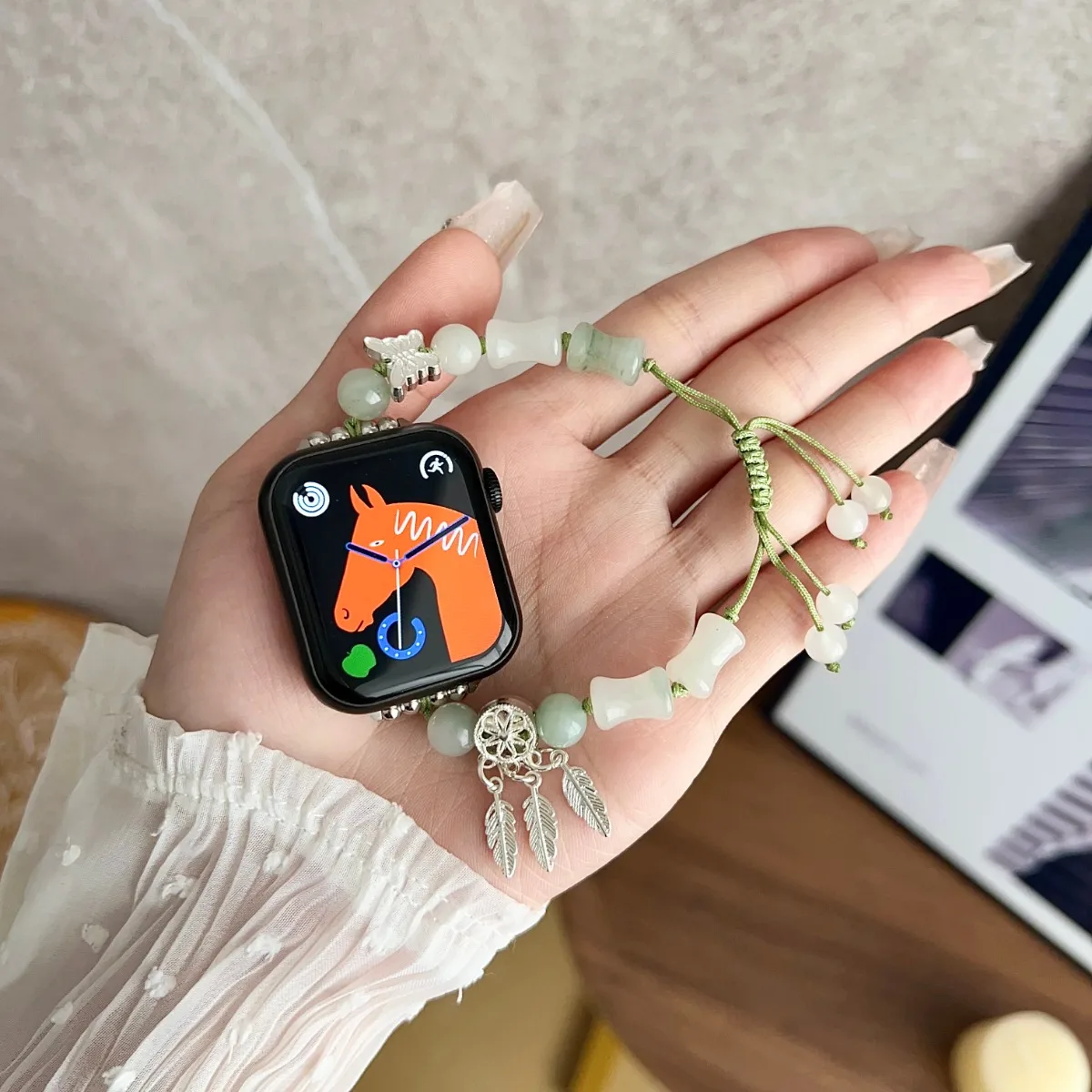 Jewelry Watchband Strap For iWatch Ultra 2 Series 10/9/8/7/6/5 Fashion Bracelet Watch Strap 42/44/45/46/49mm 38/40/41mm_voghion.com