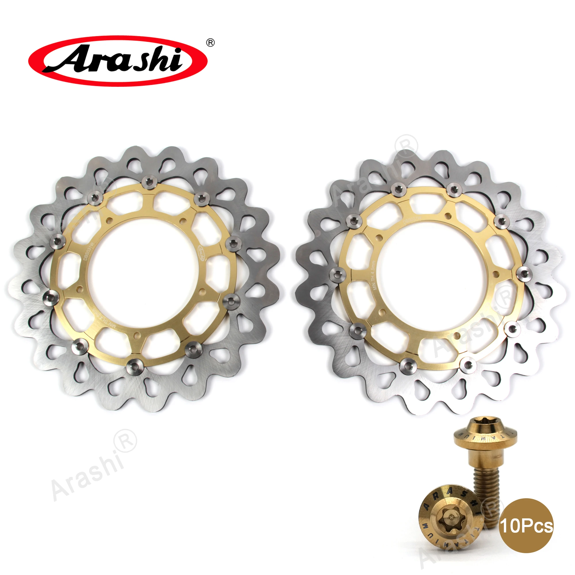 

ARASHI MT-10 SP / FZ-10 ABS передний тормозной диск для YAMAHA 2017 2018 2019 2020 CNC Тормозные диски роторы MT10 SP / FZ10 ABS