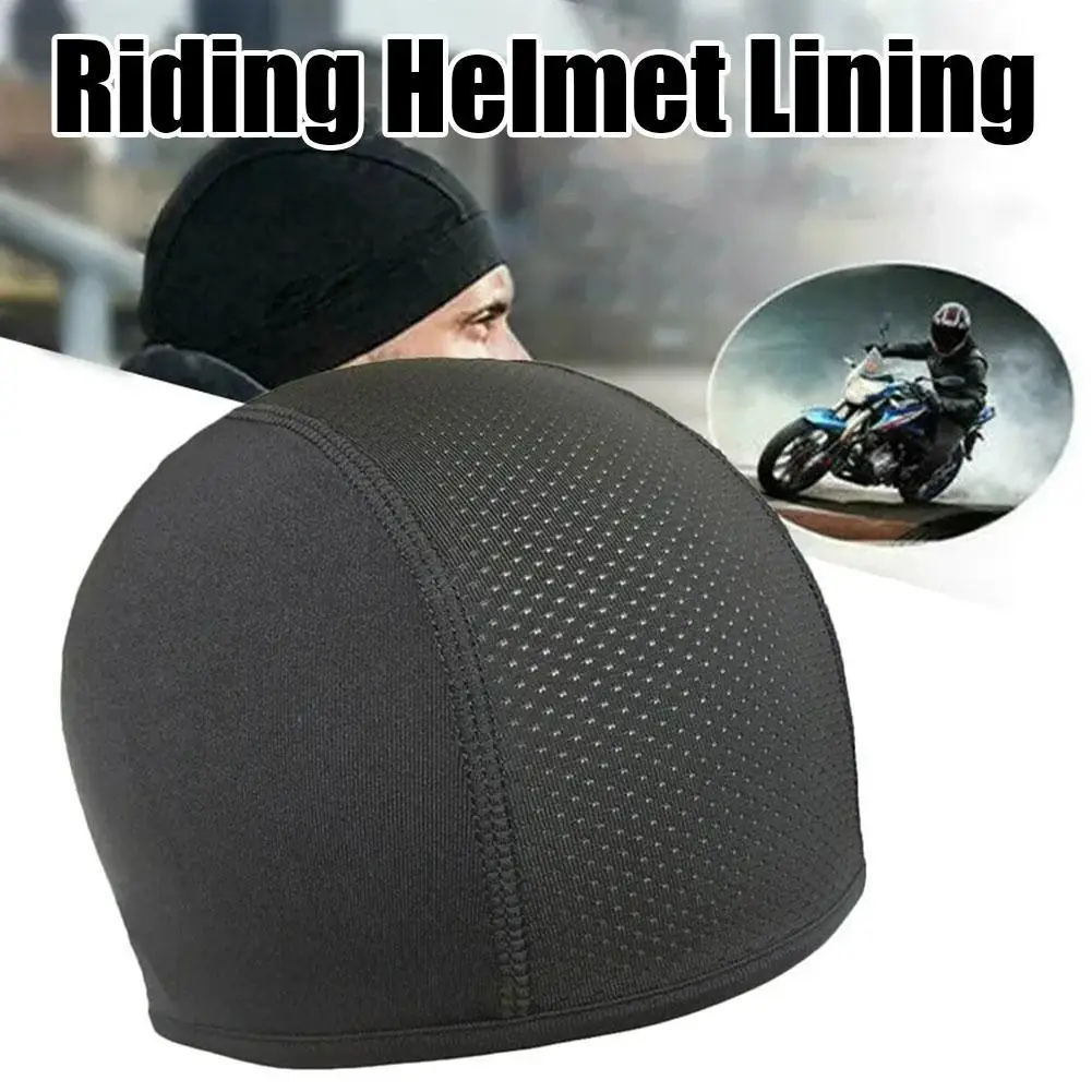 

Breathable Motorcycle Helmet Inner Cap Cool Quick Dry Hat Racing Cap Helmet Beanie Helmets Hat Cap Motorcycle Accessories