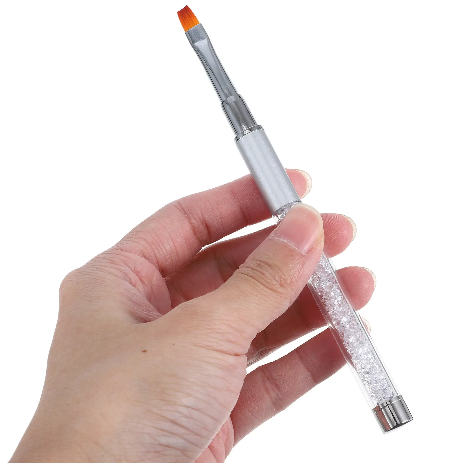 네일 아트 펜 크리스탈 막대 조각 드로잉 브러쉬 실버 매니큐어에 적합 전문 네일 아트 도구