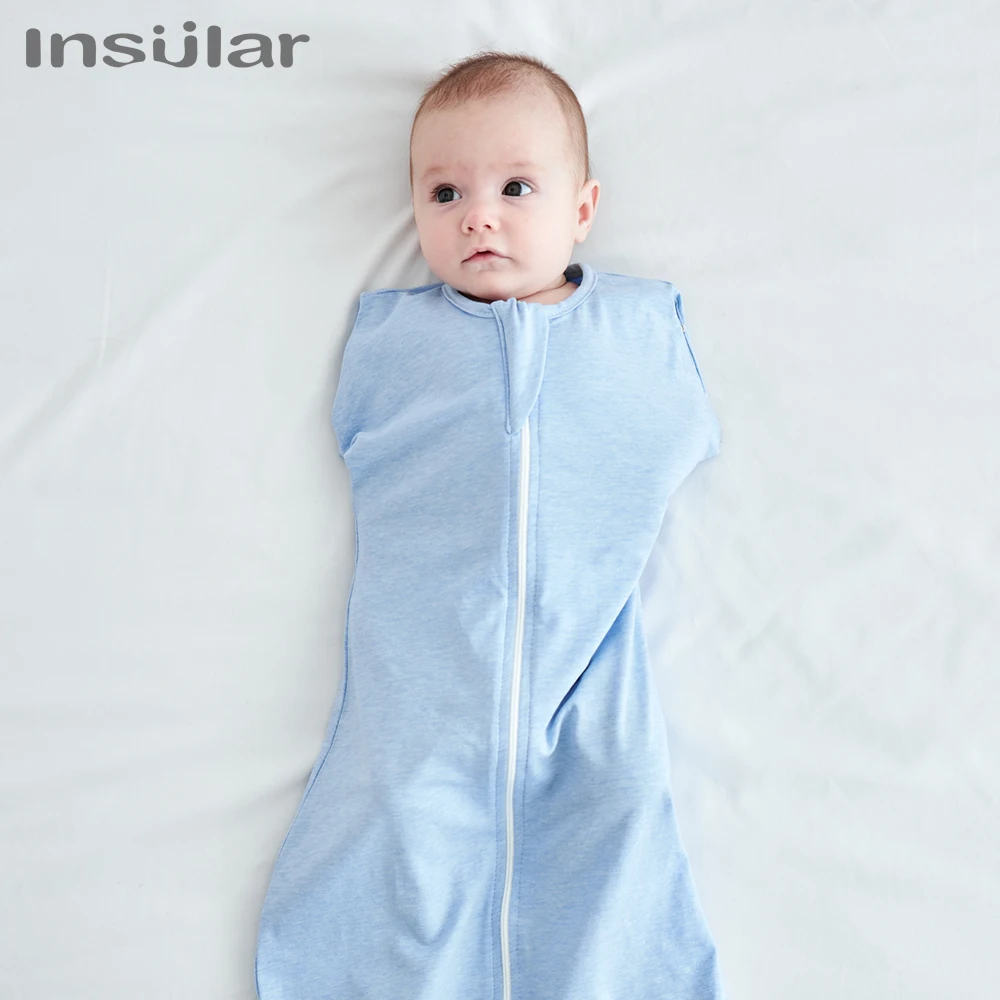 Newborn Baby Sleeping Bag 0-9 Months Newborn Cocoon Cotton Baby Raised Hand Anti-shock Swaddle Sleep Sacks Boys Girls Sleepwear 4