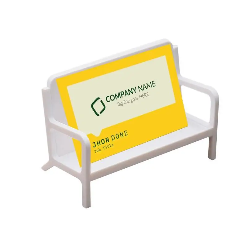 

Card Stand Holder Storage Case Desk Card Holder Display Case Sofa Shape Card Storage Holder Vertical Card Holder For Photo