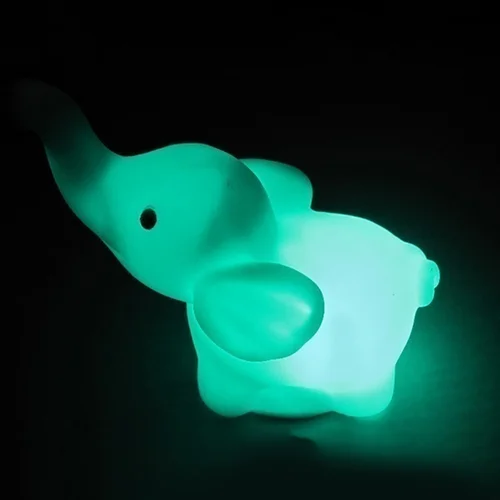 카톤 코끼리 LED 야간 조명, 부드러운 조명, 눈 보호 램프, 아기 수면 장난감, 창의적인 동물 장식, 야간 램프, 가정 장식 3