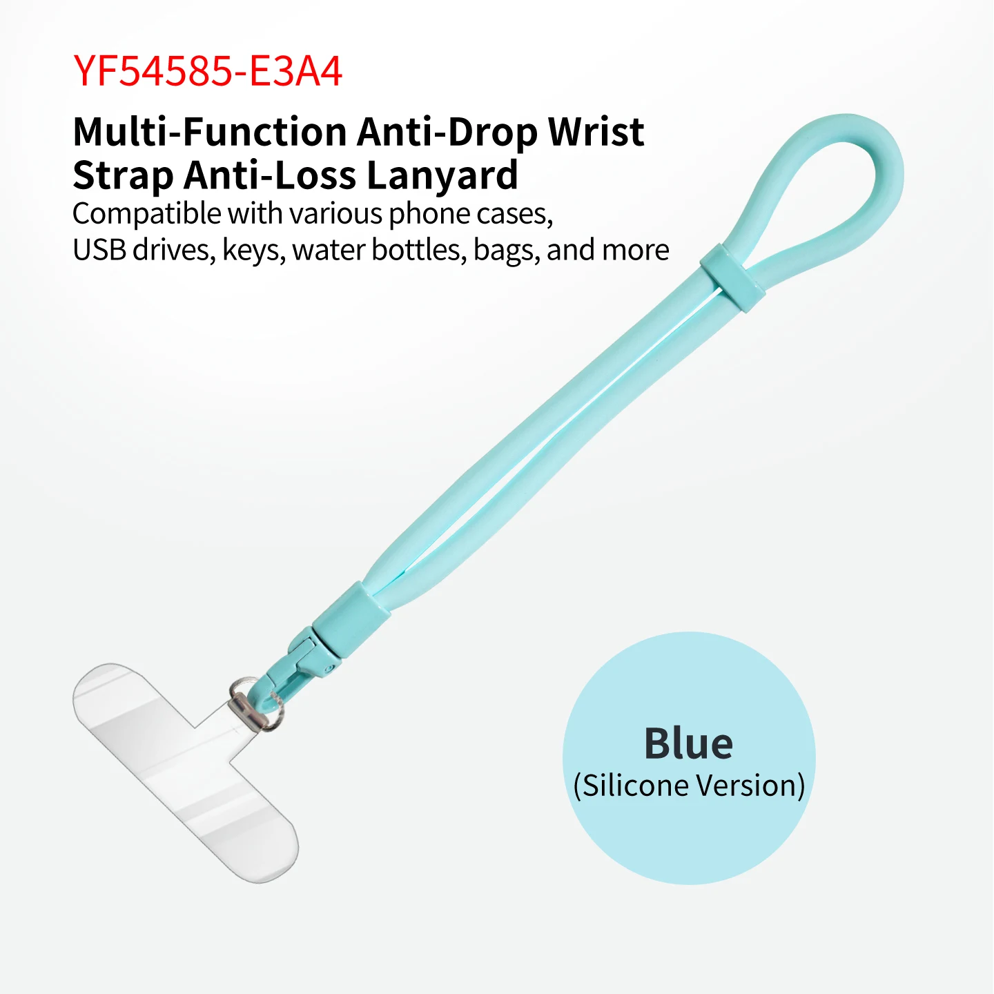 Handy-Schutzhülle mit Lanyard, TPU-Dichtung, Schnellverschluss, Verstellbarem Handgelenksband, Weichem Silikon, 360° Drehbarer Schnalle und Anti-Verlust-Kordel – Detail 20