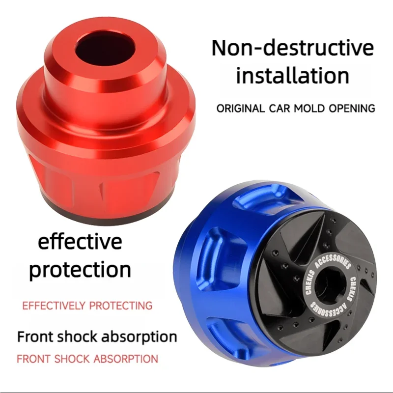 Chekis는 Yamaha Nmax125/155/160 Nmax Turbo/Tech Max/Neo/Neo S Nvx155 Aerox155 수정 액세서리에 적합합니다. 앞바퀴 충돌 방지 볼 앞 포크 컵 앞 충격