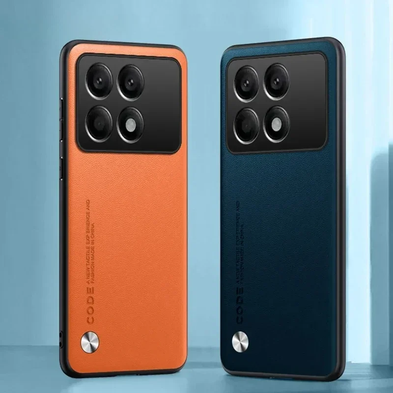 Luxury PU Leather Shockproof Silicone Case - Premium Protection