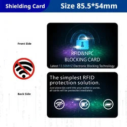 RFID Blocking Credit Card Protector Set - Ultimate Shield for Cards, IDs & Passports Against NFC Theft (1pcs)