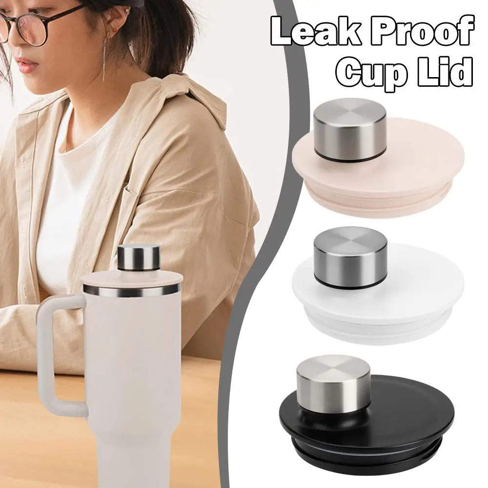 Stanley Tumbler Lid Replacement Leakproof Food Grade High Temp Resistant One Hand Operation Easy Clean Reusable Outdoor