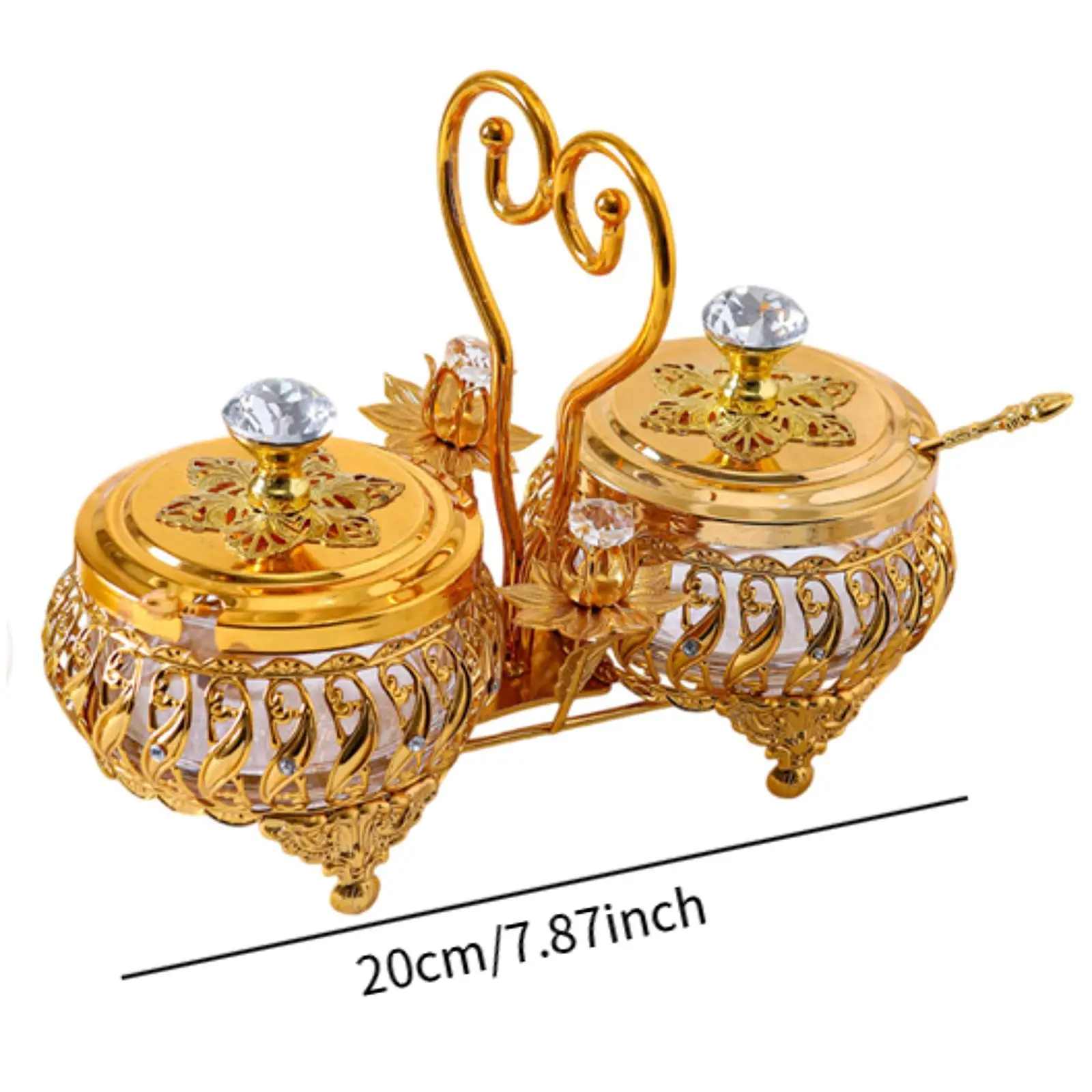 Seasoning Box Snack Plates Food Storage Organizer Condiment Jar Sugar Pots for Parties Dining Room Wedding Banquet Event