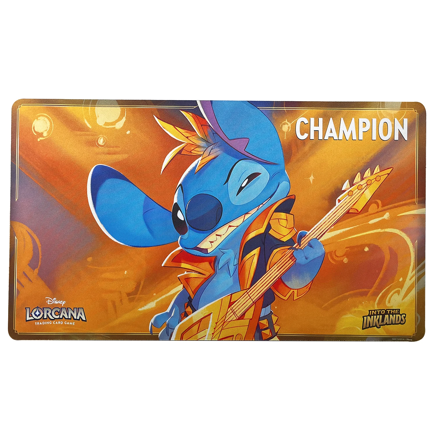 ディズニー-スティッチロックスタープレイマット,tcgボードゲーム 