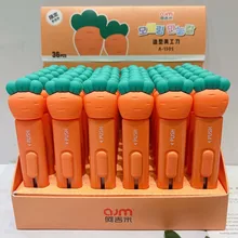 

Creative Cartoon Carrot Utility Knife Cute Fruit Strawberry Paper Knife Students Stationery School Office Handmade DIY Supplies