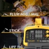 TOOLIOM 200A MIG Welder 4 in 1 MIG/Flux MIG/Lift TIG/Stick Welder 110/220V Dual Voltage Aluminum Welding Machine 5
