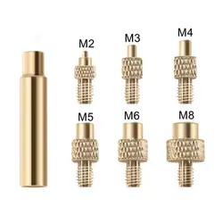 Brass Thread Heat Insert Nut Kit for Soldering and 3D Printing (Tips Head Set)