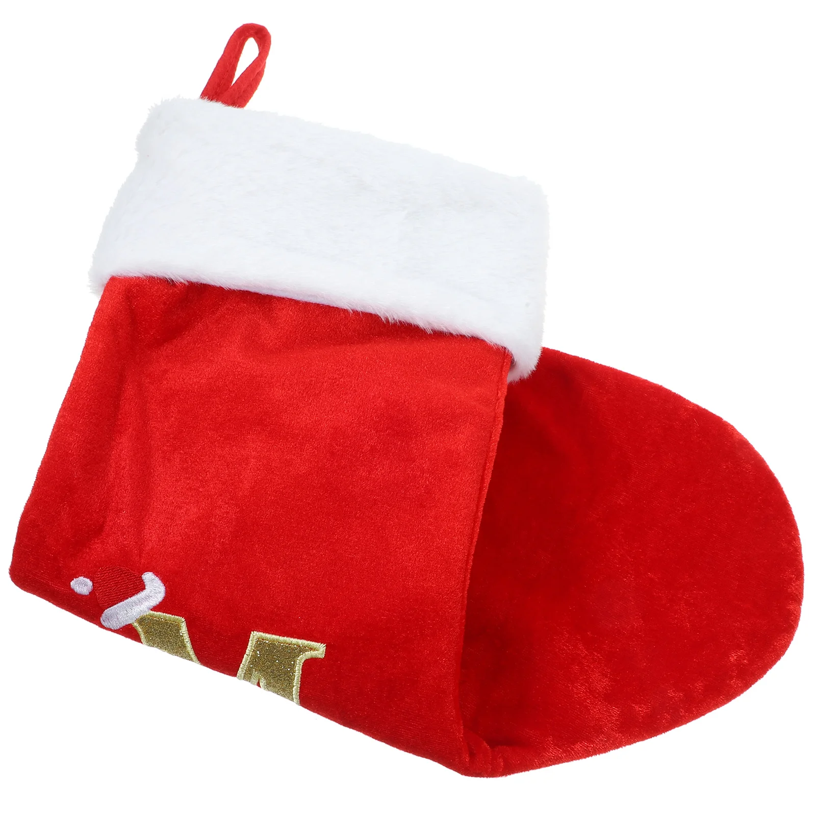 

Christmas Socks Gift Bag Letters Stocking Decor Cloth Decorative Xmas Hanging Party Stuffers'