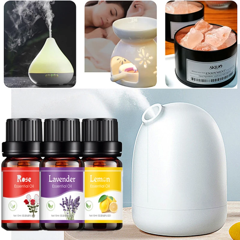 18 Flavors Essential Oils for Aroma Diffuser Air Humidifier Home Water-soluble Air Freshener Scents Fragrance Car Perfume Refill