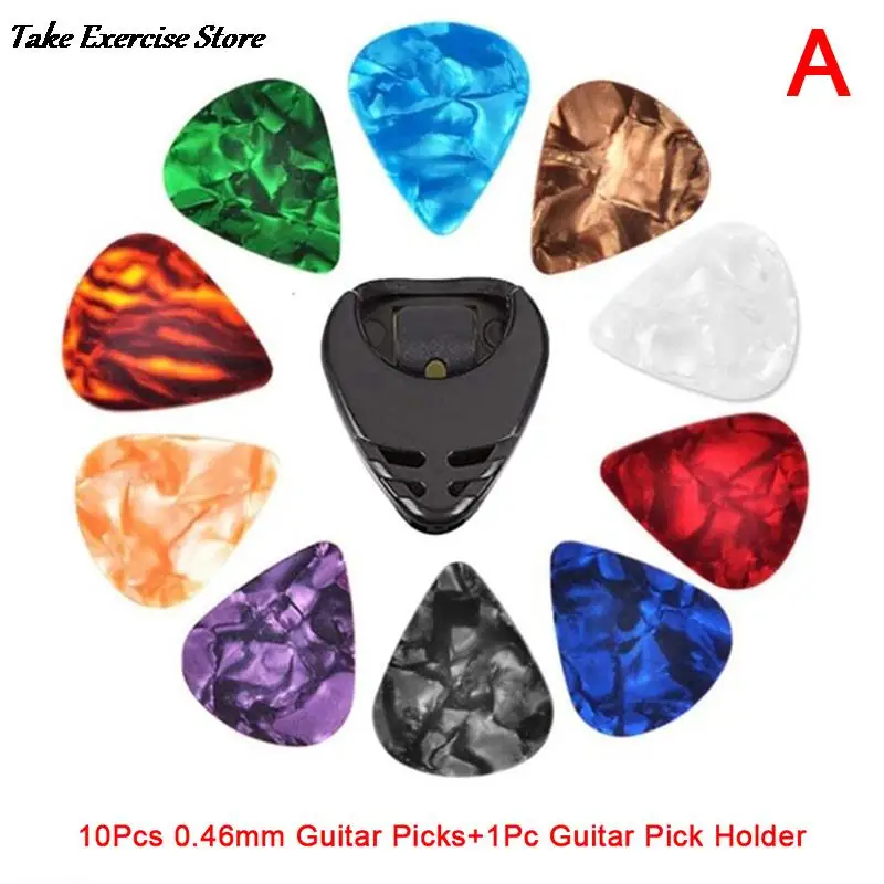 Фото 0,46 мм 0,71 мм 0,96 мм акустический палочка s Plectrum Celluloid аксессуары для электрической гитары №3