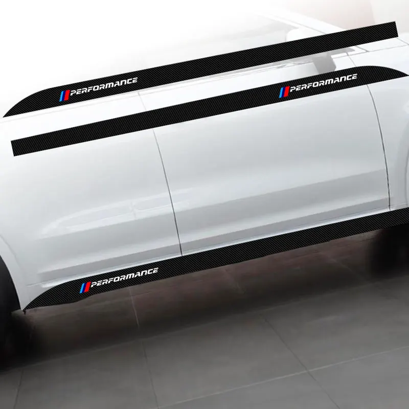 Наклейки на боковые пороги автомобиля наклейки для BMW M M3 M4 M5 E34 E60 E90 Серия 1 X1 X5 X3 X7 X6