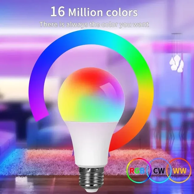 Tuya Smart Led Light Bulb E27 220V 110V Smart Life App Control Dimmable RGB White Ampoules Spotlight Bombilla Party Home Decor - Image 2