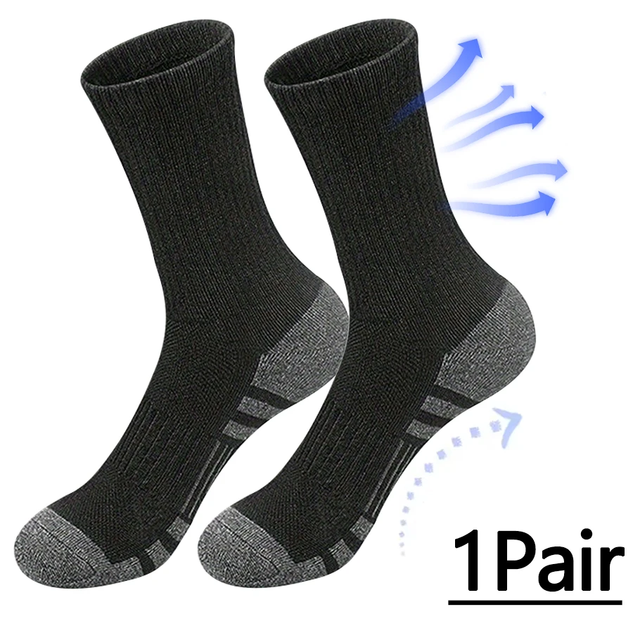 Chaussettes athlétiques évacuant l'humidité, chaussettes de course de sport respirantes pour hommes et femmes, entraînement, salle de sport, randonnée, confort quotidien