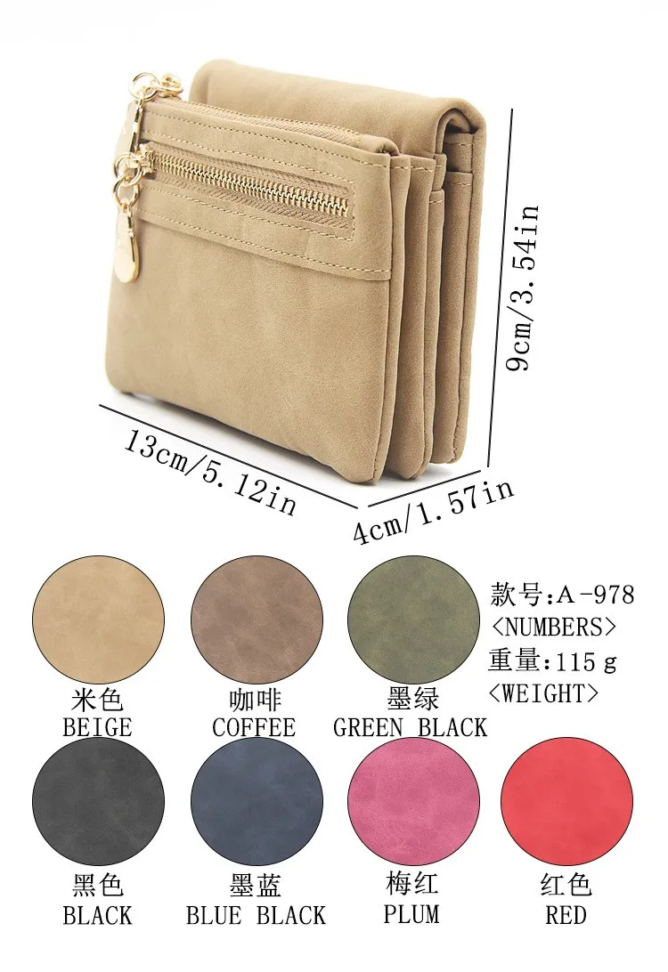 Neue Damenhandtasche im Europäischen und Amerikanischen Vintage-Stil mit Doppelreißverschluss, Multifunktional und Erweiterbar – Detail 1