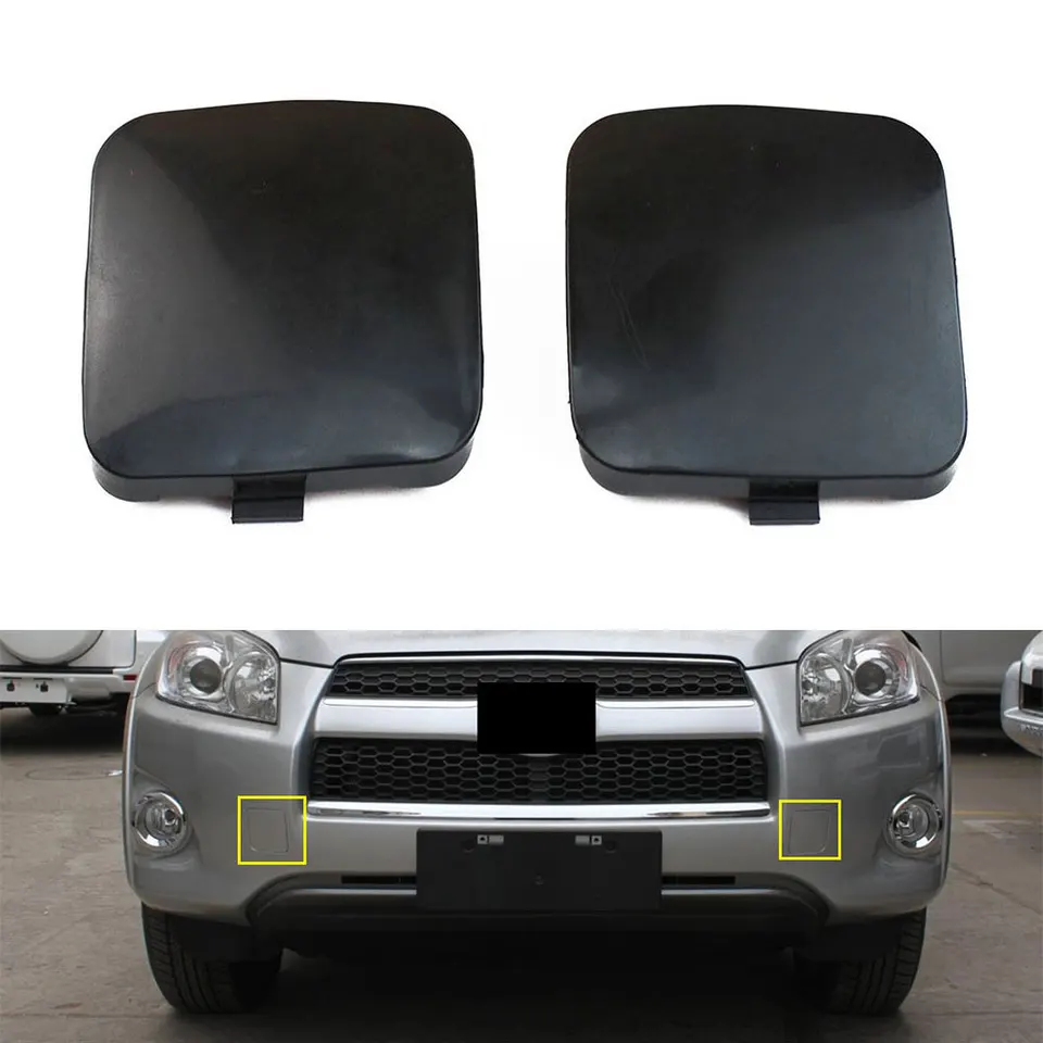 Couvercle Attelage Remorque Pour Toyota RAV4 2009-2011 - Cache-Œil Avant - Plusieurs Couleurs Dont Super Blanc