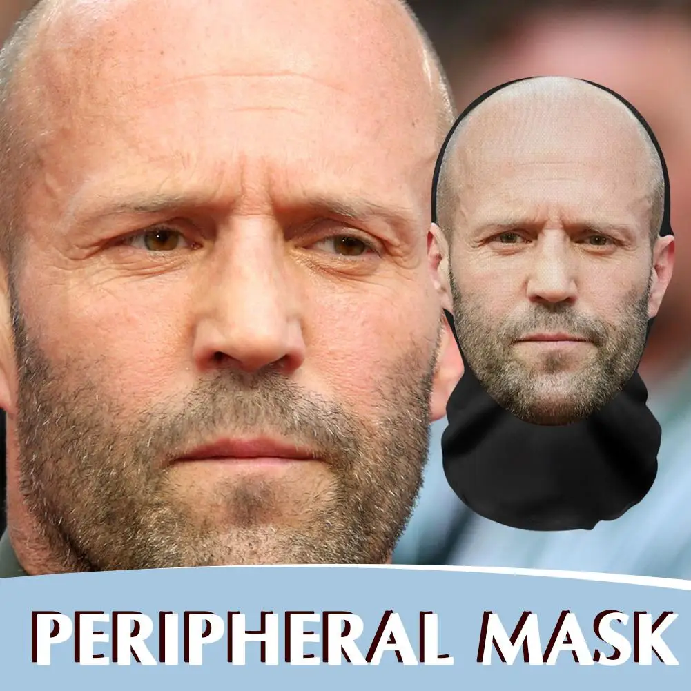 3D-gedruckte Vollgesichts-visuelle Maske, realistische Promi-Künstler-Gesichtsmaske, Requisiten, Kostüm für Partyzubehör, Cosplay – Detail 4