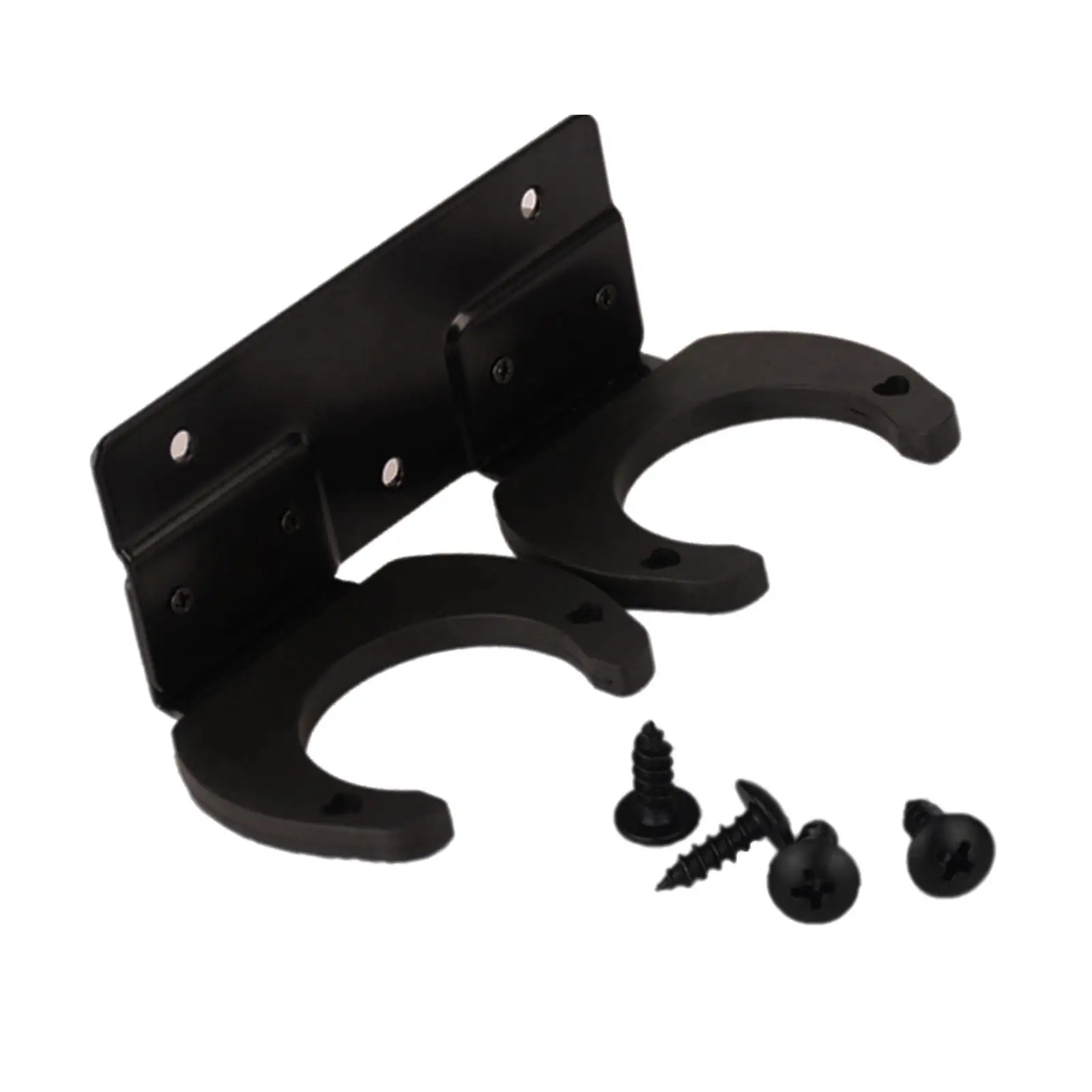 Universal Microphone Hook Holder Mic Stands Wall Hanger Rack Clip Brackets Clamp Wall Mounted for Home Office KTV Double Hook