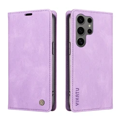 Premium Magnetic Leather Flip Phone Case with Wallet Card Slots and Stand Feature - Galaxy S26 FE (PL)