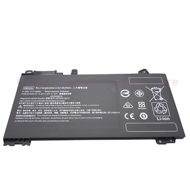 

Новый аккумулятор RE03XL для ноутбука HP ProBook 430 440 445 450 455 G6